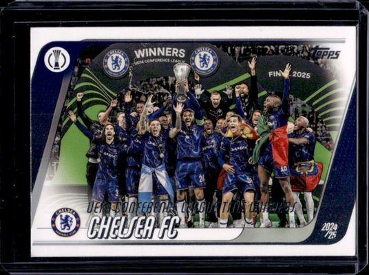 2025 Topps UEFA Club Competitions #179 2024-25 Title Winners