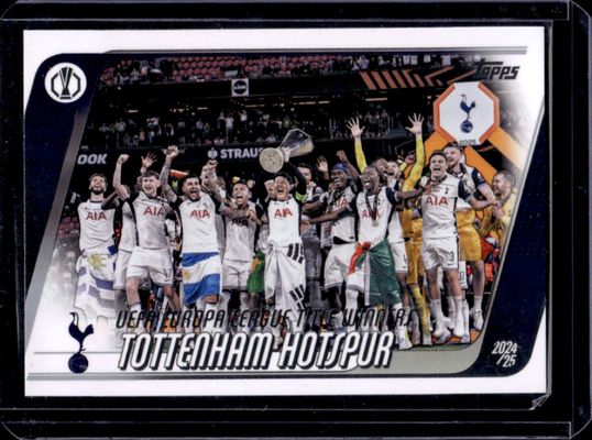 2025 Topps UEFA Club Competitions #89 2024-25 Title Winners