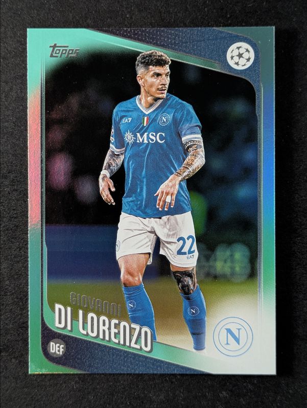 2025 Topps UEFA Club Competitions #77 Aqua Foil