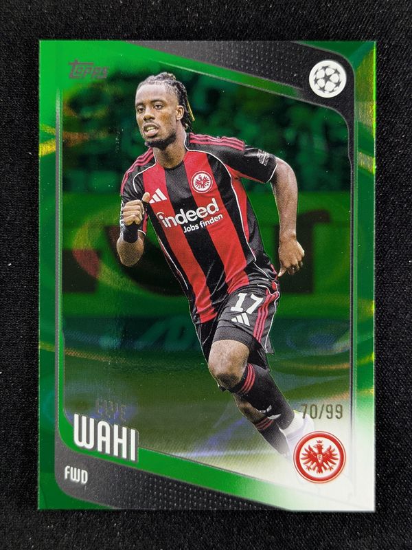 2025 Topps UEFA Club Competitions #61 Green Raindrops /99