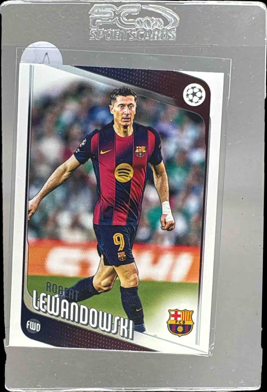 Robert Lewandowski 2025 Topps UEFA Club Competitions #54 Base Price ...