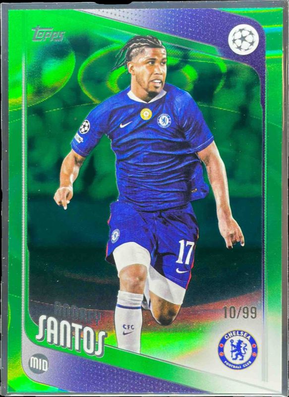 2025 Topps UEFA Club Competitions #107 Green Raindrops /99