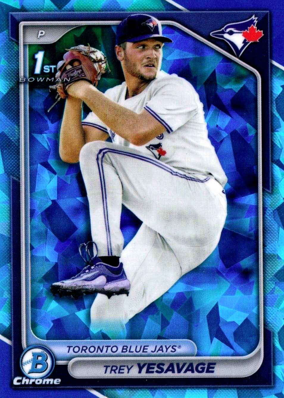Trey Yesavage 2024 Bowman Draft Sapphire Edition #BDC-92 Chrome