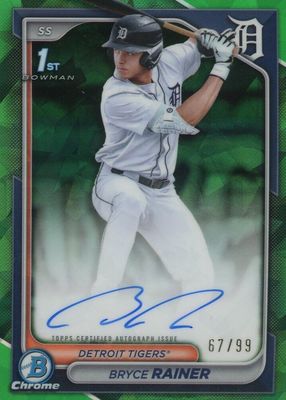 2024 Bowman Draft Sapphire Edition #CPA-BR Chrome Prospect Auto - Green /99 (1st)