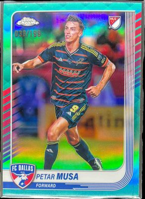 2025 Topps Chrome MLS #61 Aqua Refractor /199