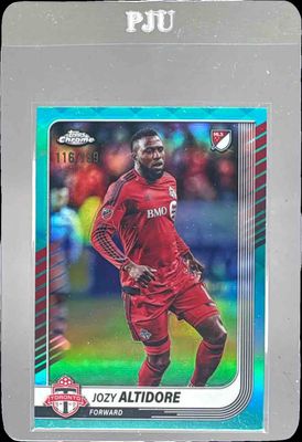 2025 Topps Chrome MLS #110 Aqua Refractor /199