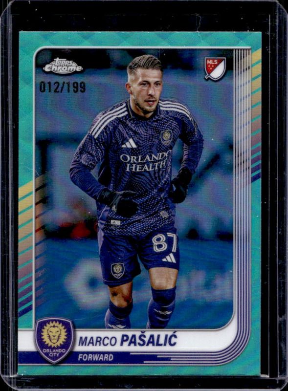 2025 Topps Chrome MLS #113 Aqua Refractor /199