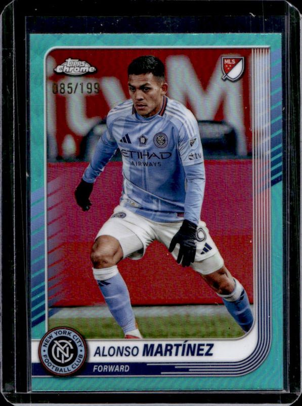 2025 Topps Chrome MLS #85 Aqua Refractor /199