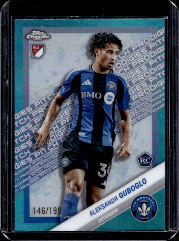 2025 Topps Chrome MLS #191 Pitch Prodigies - Aqua Refractor /199