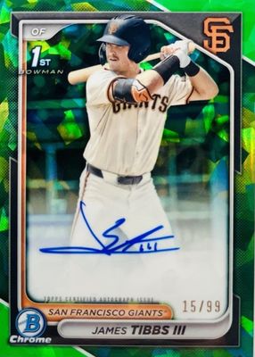 2024 Bowman Draft Sapphire Edition #CPA-JT Chrome Prospect Auto - Green /99 (1st)