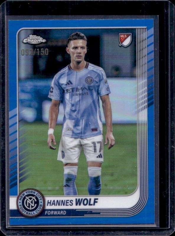 2025 Topps Chrome MLS #98 Blue Refractor /150