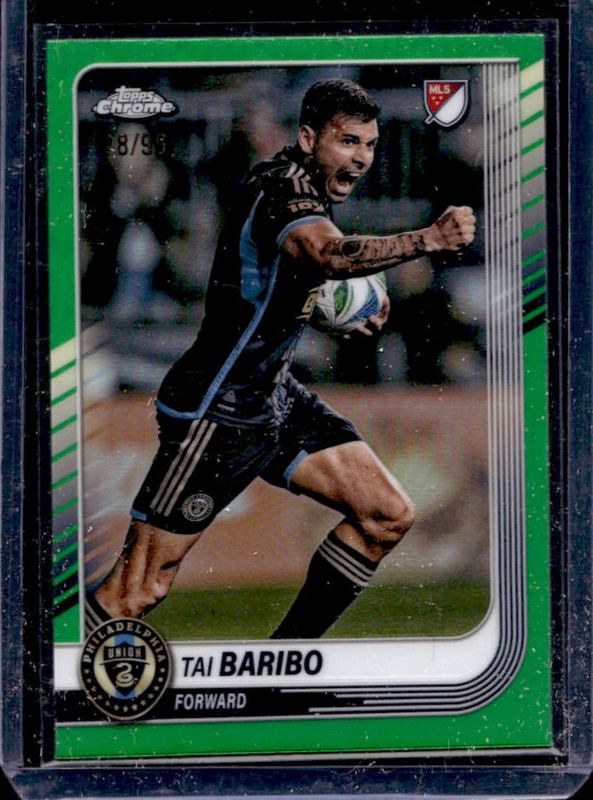 2025 Topps Chrome MLS #105 Green Refractor /99