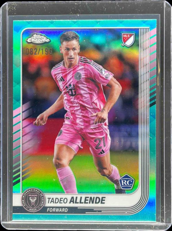 2025 Topps Chrome MLS #28 Aqua Refractor /199