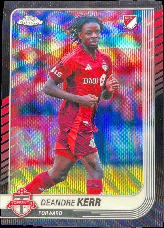 2025 Topps Chrome MLS #143 Black Wave Refractor /10