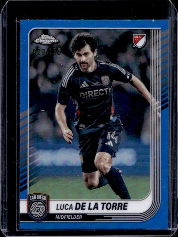2025 Topps Chrome MLS #128 Blue Refractor /150