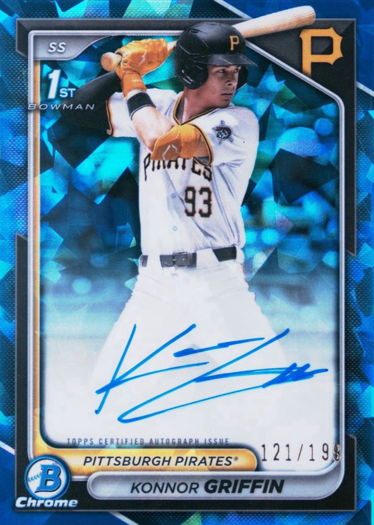 Konnor Griffin 2024 Bowman Draft Sapphire Edition #CPA-KG Chrome 