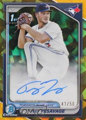 2024 Bowman Draft Sapphire Edition #CPA-TY Chrome Prospect Auto - Gold /50 (1st)