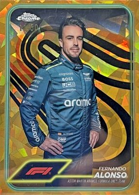 2024 Topps Chrome Formula 1 Sapphire Edition #11 Gold /50