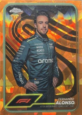 2024 Topps Chrome Formula 1 Sapphire Edition #11 Orange /25