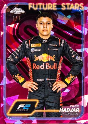 2024 Topps Chrome Formula 1 Sapphire Edition #41 Padparadscha /1