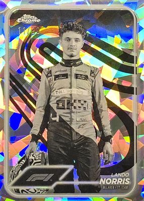 2024 Topps Chrome Formula 1 Sapphire Edition #7 Black & White /20