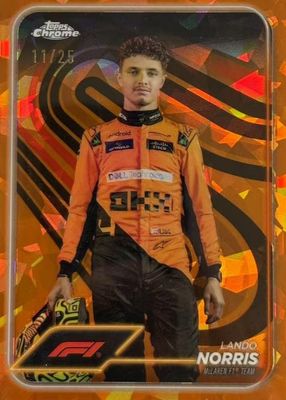 2024 Topps Chrome Formula 1 Sapphire Edition #7 Orange /25