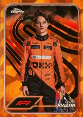 2024 Topps Chrome Formula 1 Sapphire Edition #8 Orange /25