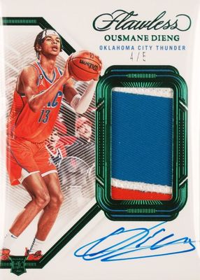 2022 Flawless #VPA-ODG Vertical Patch Autographs - Emerald /5