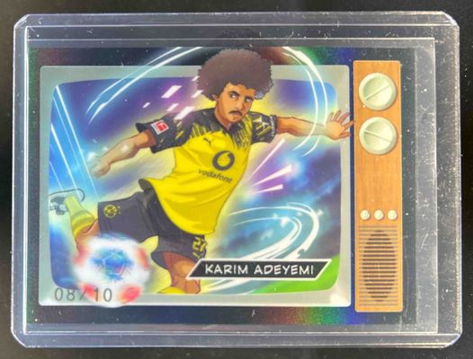 2025 Topps Chrome Bundesliga #AN-4 Anime - Black Refractor /10