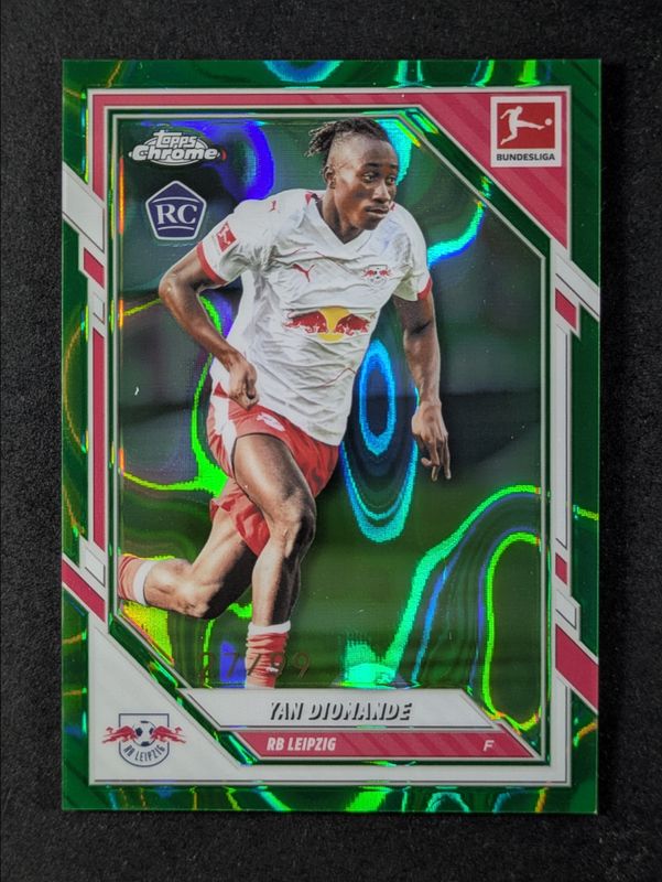 2025 Topps Chrome Bundesliga #59 Green Lava Refractor /99