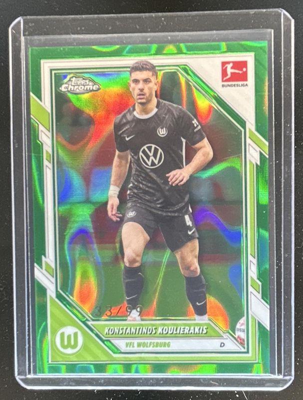 2025 Topps Chrome Bundesliga #96 Green Lava Refractor /99