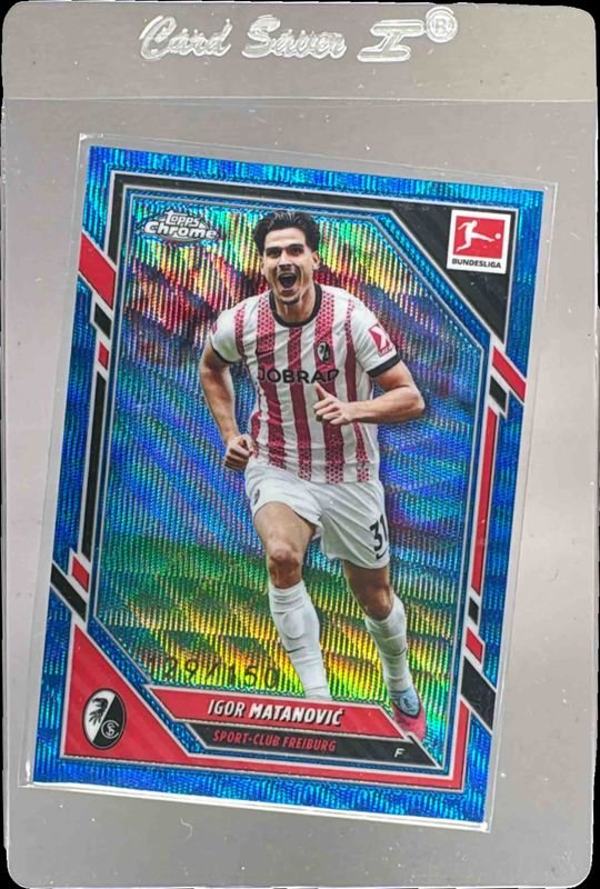2025 Topps Chrome Bundesliga #33 Blue Wave Refractor /150