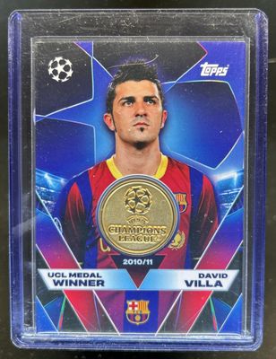 2025 Topps Match Attax #UCLW-DV UCL Medal Winner Relic