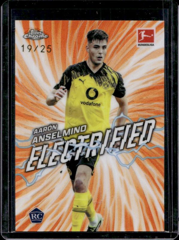 2025 Topps Chrome Bundesliga #EL-5 Electrified - Orange Refractor /25