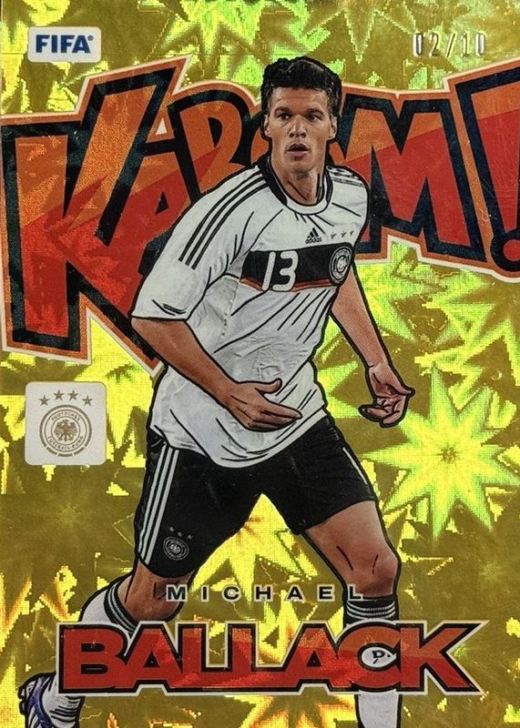 Michael Ballack 2024 Donruss #19 Kaboom! - Gold /10 RAW
