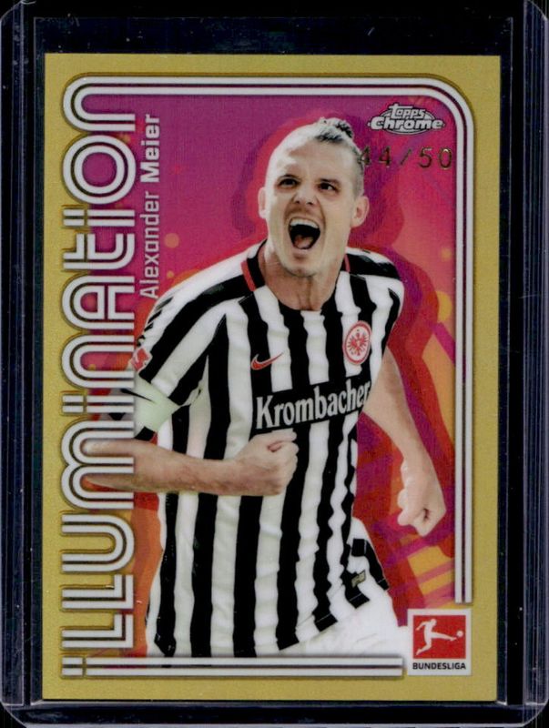 2025 Topps Chrome Bundesliga #ILU-11 Illumination - Gold Refractor /50