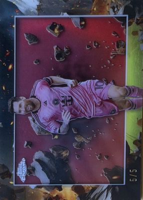 2024 Topps Chrome MLS #CL-5 Topps Chrome Layers - Red Refractor /5