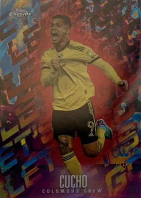 2024 Topps Chrome MLS #LG-7 Let's Go - Red Refractor /5