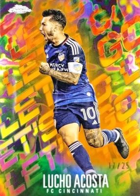2024 Topps Chrome MLS #LG-11 Let's Go! - Orange Refractor /25