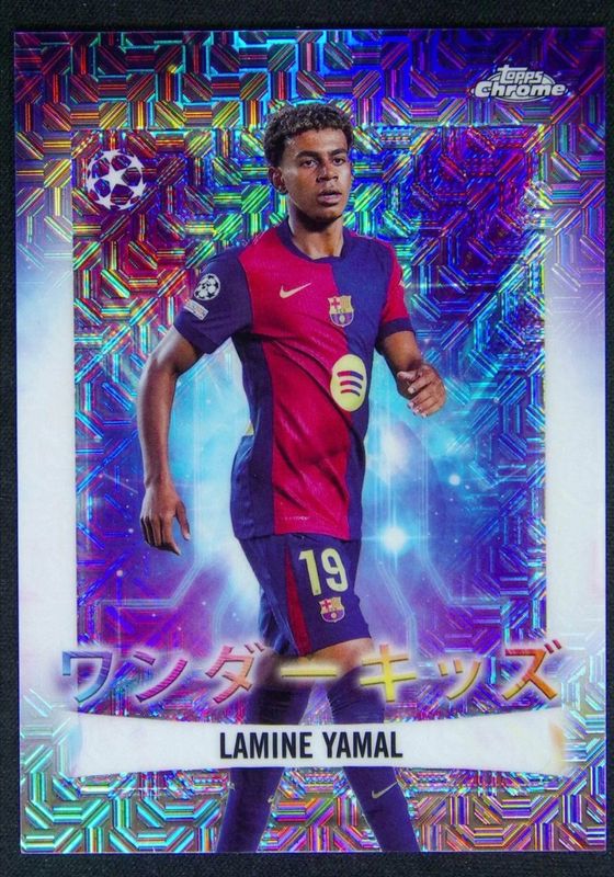Lamine Yamal 2024 Topps UEFA Japan Edition #WK-5 Wonderkids Chrome