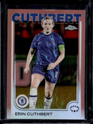 2024 Topps Chrome UEFA Women's Champions League #79 Gold Refractor /50