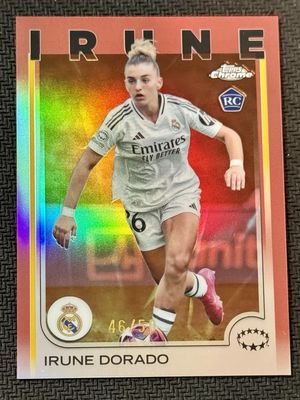 2024 Topps Chrome UEFA Women's Champions League #93 Gold Refractor /50