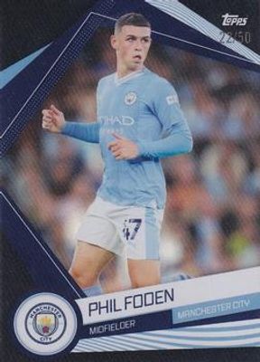 2023 Topps Manchester City Fan Set #MAN-15 Black /50