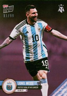 2023 Topps Now Argentine Football Association #001 Purple /99