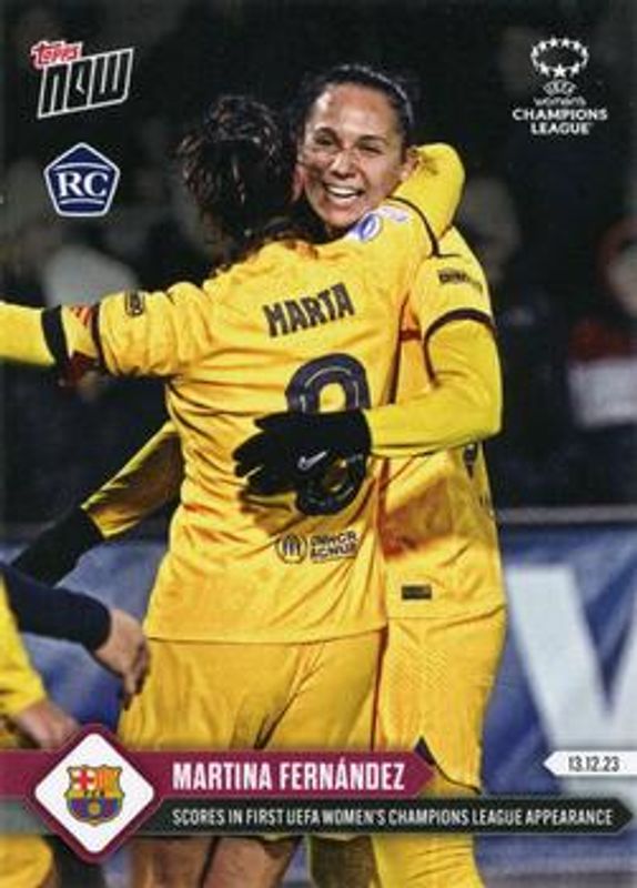 2023 Topps Now UEFA Women's Champions League #007 Base