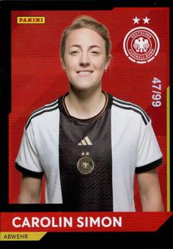 2023 Panini DFB Women Red /99