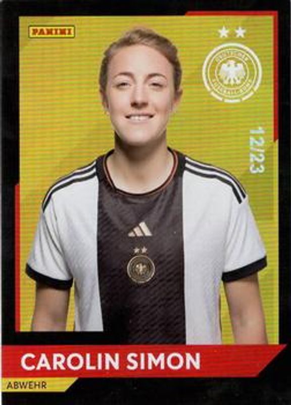 2023 Panini DFB Women Gold /23