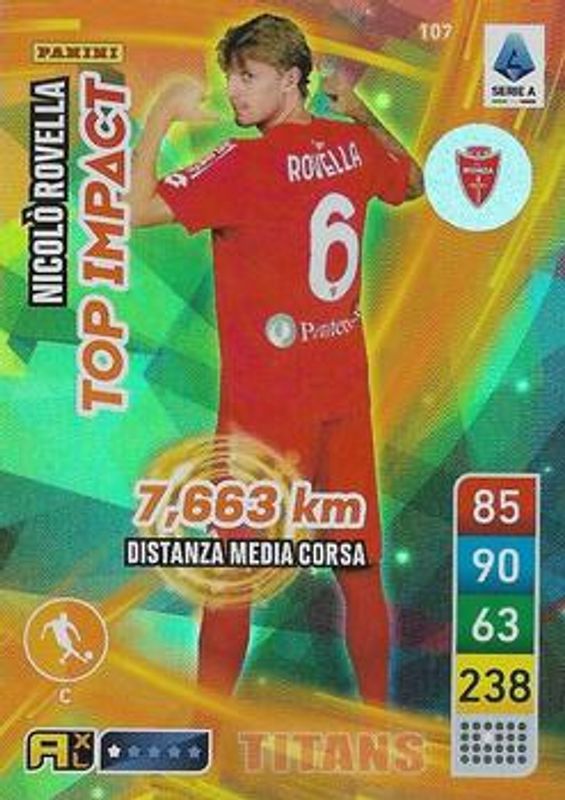 2023 Panini Adrenalyn XL Calciatori Titans #107 Base