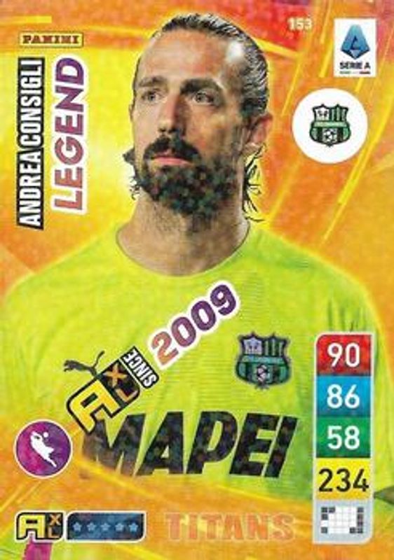 2023 Panini Adrenalyn XL Calciatori Titans #153 Base