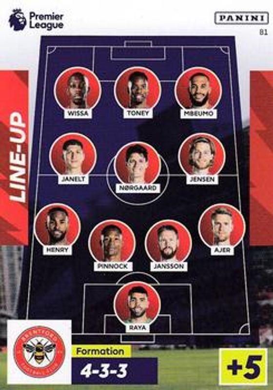 2023 Panini Adrenalyn XL Premier League #81 Base